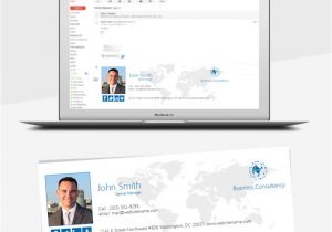 Digital Email Signature Templates Multi Purpose Business Consultancy Template Package Free