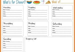 Dinner Menu Template for Home Best 25 Meal Planning Templates Ideas On Pinterest Meal