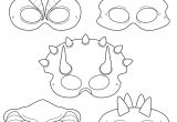 Dinosaur Mask Template Free Dinosaurs Printable Coloring Masks Dinosaur by