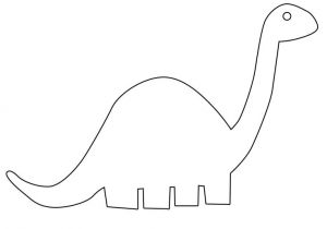 Dinosaur Templates to Print Templates Clipart Dinosaur Pencil and In Color Templates