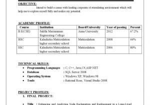 Diploma Civil Engineer Resume format Pdf Resume format for Diploma Mechanical Engineer Experienced