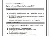 Diploma Mechanical Engineering Resume Samples Resume Blog Co Resume Sample Of Diploma In Mechanical
