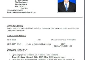 Diploma Mechanical Engineering Resume Samples Sample Resume for Diploma In Mechanical Engineering Best