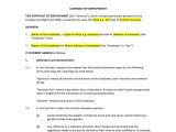 Director Employment Contract Template Employment Contract Template Uk Template Agreements and