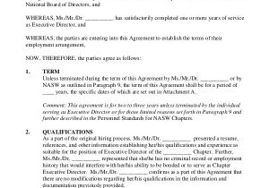 Director Employment Contract Template Sample Employment 43 Examples In Word Pdf
