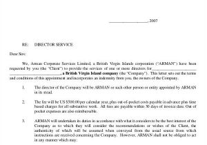 Directors Service Contract Template Director Agreement Templates 9 Free Word Pdf format