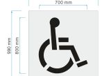 Disabled Parking Template Disabled Parking Stencil 800mm High
