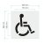 Disabled Parking Template Disabled Parking Stencil 800mm High