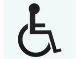 Disabled Parking Template Handicap Parking Stencil Business Industrial Ebay