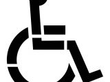 Disabled Parking Template Stencil Ease 42 In One Part Handicap Stencil Cc0077a42