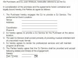 Disc Jockey Contract Template Disc Jockey Contracts Template 15 Ways On How to Prepare