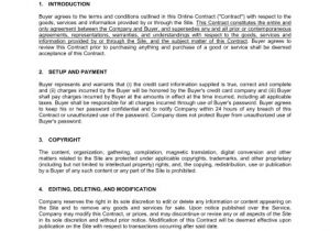Disclaimer Contract Template Online Sales Disclaimer Template Word Pdf by