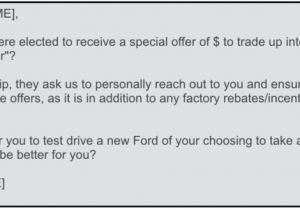 Discount Offer Email Template ford Dealers Don 39 T Discount the ford Private Offer
