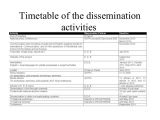 Dissemination Plan Template Dissemination Plan Presentation