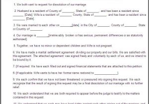 Divorce Affidavit Template Legal Divorce Papers Free Printable Documents