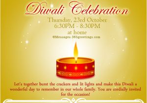 Diwali Celebration Email Template Diwali Invitations and Wordings 365greetings Com