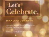 Diwali Celebration Email Template Miaa Diwali Party Online Invitations Cards by Pingg Com