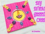 Diwali Greeting Card Handmade Easy Circle Diy Diwali Cards Diy Quilling Greeting Card How to