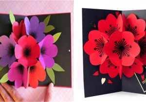 Diy 3d Flower Pop Up Card How to Make A Bouquet Flower Pop Up Card Darky Pa Ana A Ka A