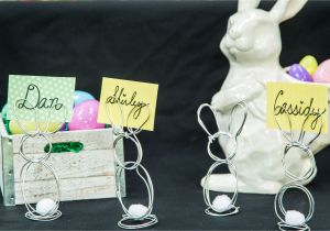 Diy Animal Place Card Holders How to Diy Wire Easter Bunny Place Cards Home Family