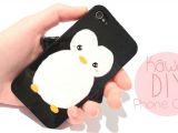 Diy Card Holder for Phone Diy Penguin Phone Case Easy and Cute Diy Phone Case