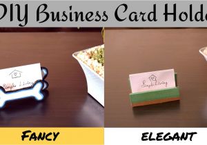 Diy Card Holders for Tables Diy Business Card Holder Stand for Table How to Make