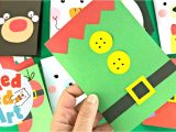 Diy Card Ideas 5 Minute Crafts Super Simple Elf Christmas Card Diy 5 Minute Card Making