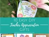 Diy Card Ideas for Teachers 10 Easy Diy Teacher Appreciation Gifts Making Time for