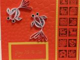 Diy Chinese New Year Card Chinese New Year Card with Images Quilling Work Chinese