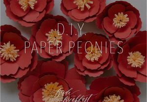 Diy Chinese New Year Card D I Y Paper Peonies Paper Peonies Chinese New Year