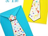 Diy Father S Day Card From toddler Father S Day Tie Card with Free Printable Tie Template