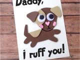 Diy Father S Day Card Ideas Diy Fathers Day Card Dog Craft Kids Craft Idea Fathers