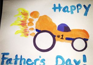 Diy Father S Day Card Ideas toddler Art Race Car with Images Father S Day Diy
