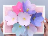 Diy Flower Bouquet Pop Up Card 85 Best Paper Pop Ups Floral Images In 2020 Paper Pop