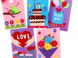 Diy Handmade Greeting Card Kits Card Making Kits Diy Handmade Greeting Card Kits for Kids Christmas Card Folded Cards and Matching Envelopes Thank You Card Art Crafts Crafty Set