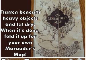 Diy Harry Potter Birthday Card Diy Hary Potter Marauders Map Tutorial and Printable From
