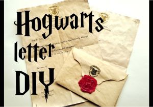 Diy Harry Potter Birthday Card Diy Hogwarts Letter Harry Potter Tutorial