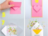 Diy Heart Pop Up Card 3d Paper Pop Up Heart Tutorial How to Diy with Envelope