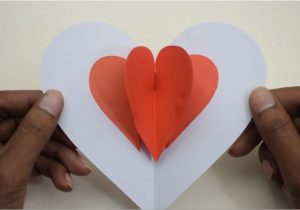 Diy Heart Pop Up Card Diy Pop Up Card Heart A Easy Pop Up Card Tutorial