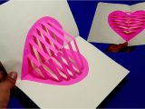 Diy Heart Pop Up Card How to Make Heart Pop Up Card Making Valentine S Day Pop