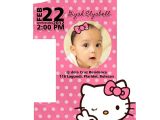 Diy Hello Kitty Invitation Card Michelle Michellegulle16 On Pinterest