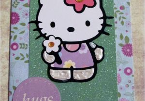 Diy Hello Kitty Invitation Card Tarjetas Label Y Tag A Kids Birthday Cards