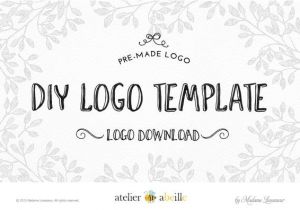 Diy Logo Design Templates Diy Instant Download Logo Pre Made Logo Design by