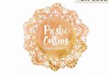 Diy Logo Design Templates Watercolor Doilies Laces Logo Template Diy Photoshop Design