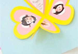 Diy Mother S Day Pop Up Card Get the Free Template to Make This Easy Heart Pop Up Card