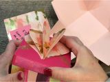 Diy Napkin Fold Card for Scrapbook How to Make An Explosion Box with Stampin Up S Painted with