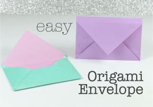Diy origami Gift Card Holder How to Make An Easy origami Envelope