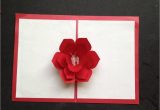 Diy Pop Up Card Flower Easy to Make A 3d Flower Pop Up Paper Card Tutorial Free