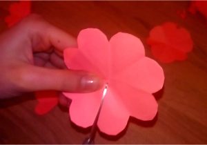 Diy Pop Up Card Flower Jednostavna Ruza Od Papira Youtube