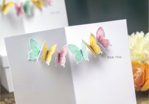 Diy Pop Up Flower Card Interactive butterfly Card Greeting Cards Handmade Fancy